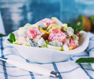 Зимний фруктовый салат с йогуртом | Кулинарные рецепты / Very-stylish